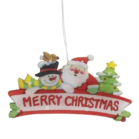 Joyeux Noël lumineux 9LED (25 x 13,7 x 2,6cm)
