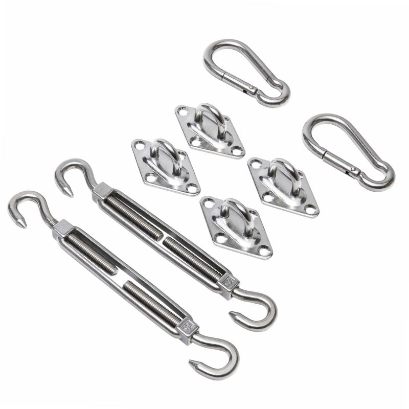 Mâchoire De Tendeur Acier Galvanisé 3/4" X 9" - Capacité 5200 Lbs, Pour Voile D'ombrage, Bateau, Marine