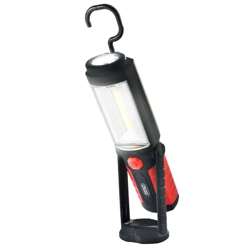 Lampe torche aimantée à 2 led 3 W plus 0,5 W - Provence Outillage