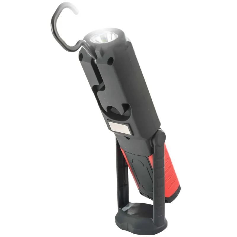 Lampe torche aimantée à 2 led 3 W plus 0,5 W