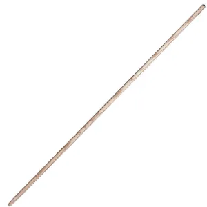 Manche en bois pour balai à feuilles