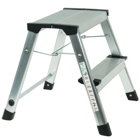 Marchepied pliable en aluminium 2 marches Werkapro (hauteur 40,4cm)