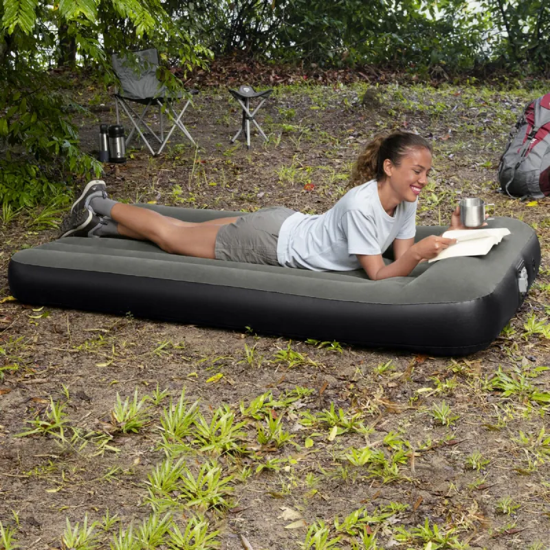 Matelas avec gonfleur 1 place h30cm