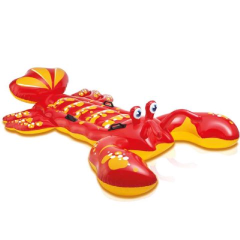 Bouée gonflable homard à chevaucher pour piscine 