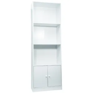Meuble de rangement blanc 3 niches 2 portes Werkapro