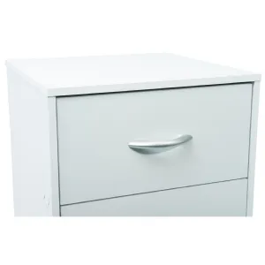 Meuble blanc 4 tiroirs sur roulettes Werkapro