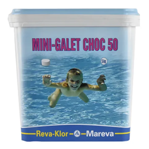 Mini galet Chlore choc 5Kg Mareva 