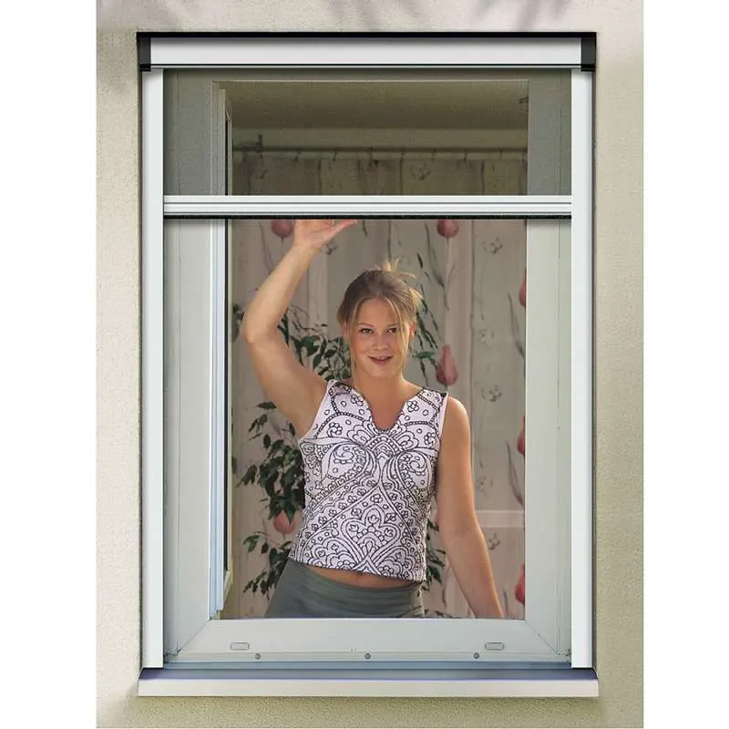 Store moustiquaire enroulable fenêtre PVC ou aluminium
