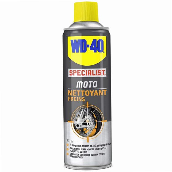 Nettoyant Freins Et Pièces Vélo AABCOOLING 500ml - Élimine Graisse, Huile, Poussière - Pour Disques, Chaînes, Jantes - Séchage Rapide