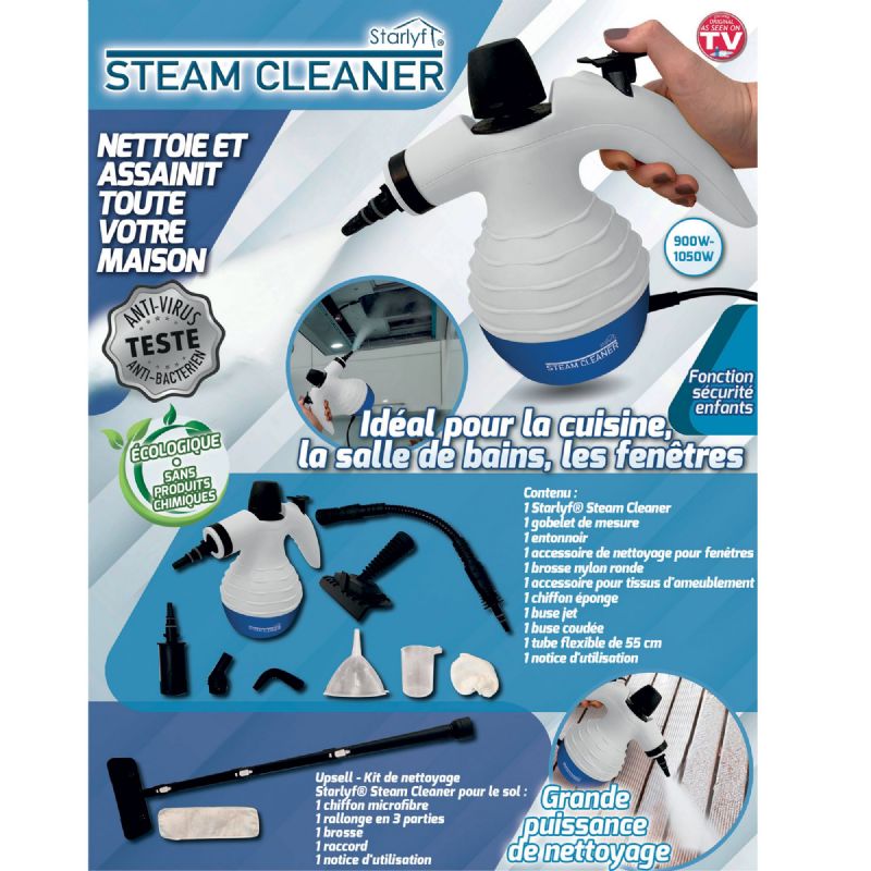 Nettoyeur vapeur Steam Cleaner 1050w Provence Outillage