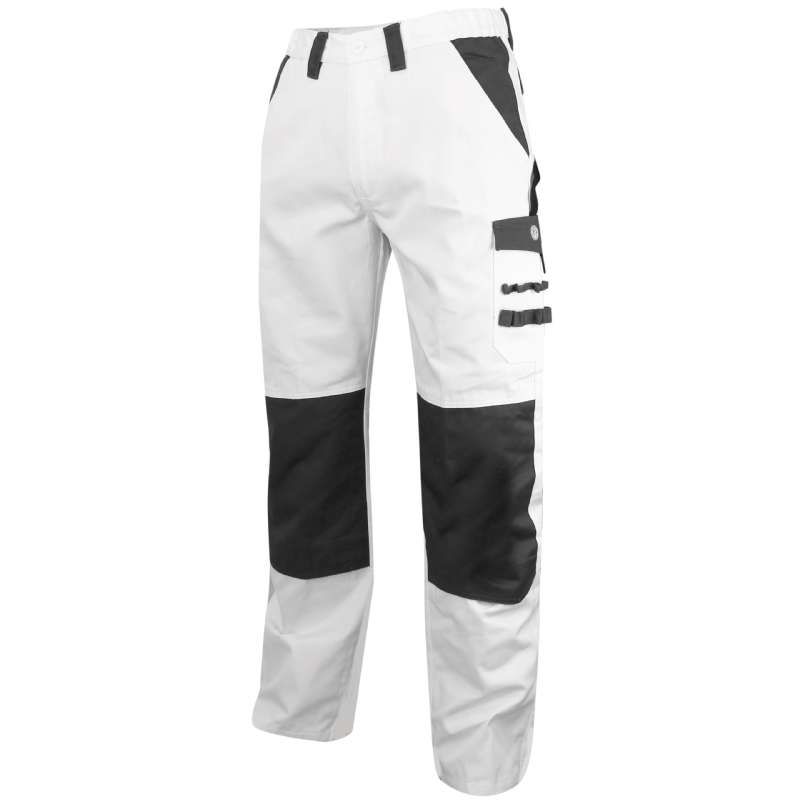 Pantalon blanc de travail crépi LMA 280g/m²