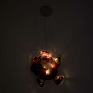 Papa Noël lumineux 10LED (17,4 x 20 x 2,6 cm)