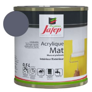 Peinture acrylique mat gris ardoise Jafep