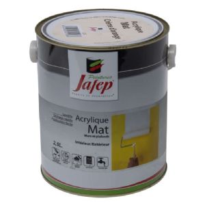 Peinture acrylique mat crème d'orange Jafep (2,5L)