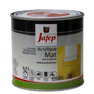 Peinture acrylique mat rouge vif Jafep