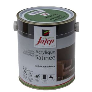 Peinture acrylique satinée vert kaki Jafep (2,5l)