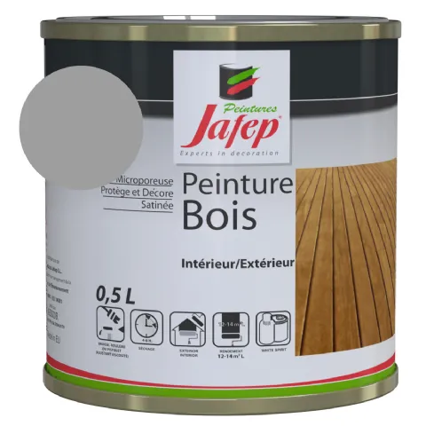 Peinture bois gris souris Jafep