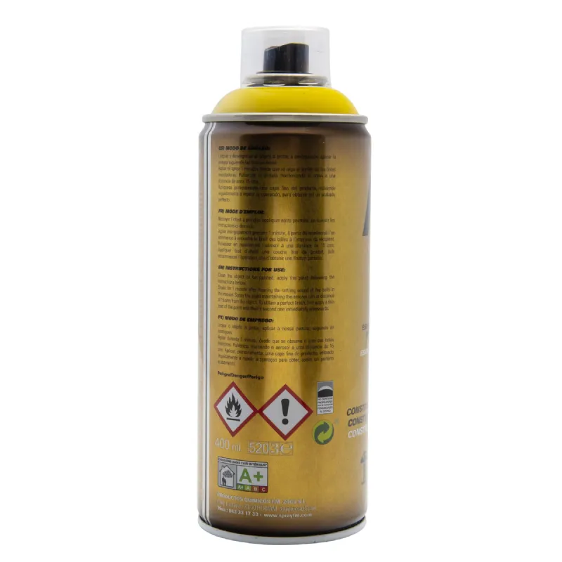 Peinture - Brillant, D'or Jaune 400 ml aérosol