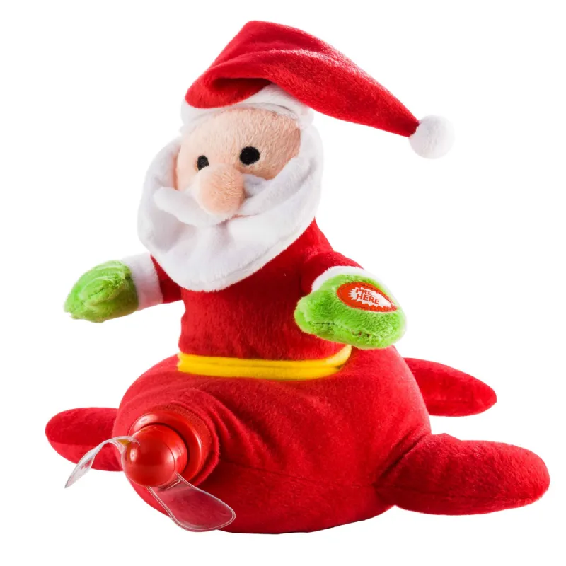 Peluche avion et père noel chantant - Provence Outillage