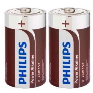 Pile Philips lr20 alcaline 2pcs