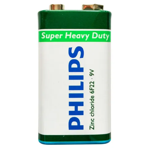 Pile philips 9 volts carrée alcaline 1pc