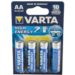 Piles varta gamme AA LR6 alcalines