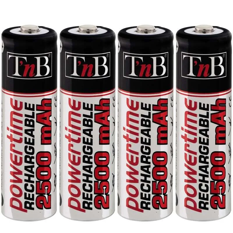 Piles accus rechargeables r6 aa