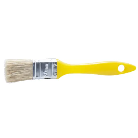 Pinceau plat Gsc manche ABS jaune