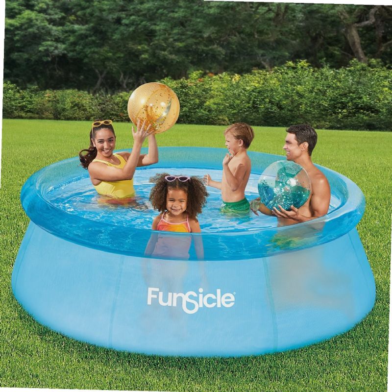 Piscine Gonflable 200x150x50cm Avec Appui-Tête Et Fenêtre - 440L Pour Jardin Et Balcon