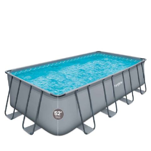 Piscine tubulaire rectangulaire Funsicle Oasis (5,49 x 2,74 x 1,32m)