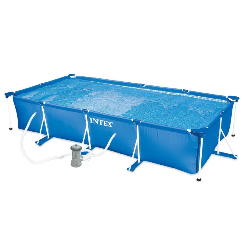 Piscine tubulaire rectangulaire 4,50 x 2,20 x 0,84 m Intex