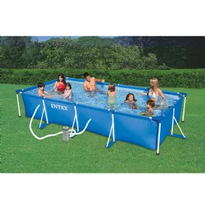 Piscine tubulaire rectangulaire 4,50 x 2,20 x 0,84 m Intex