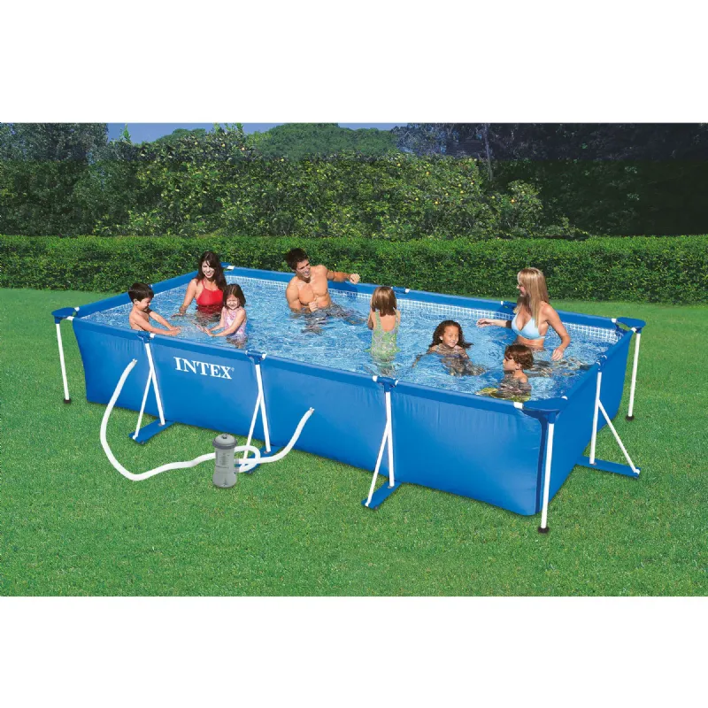 Piscine tubulaire rectangulaire 4,50 x 2,20 x 0,84 m Intex - Provence  Outillage