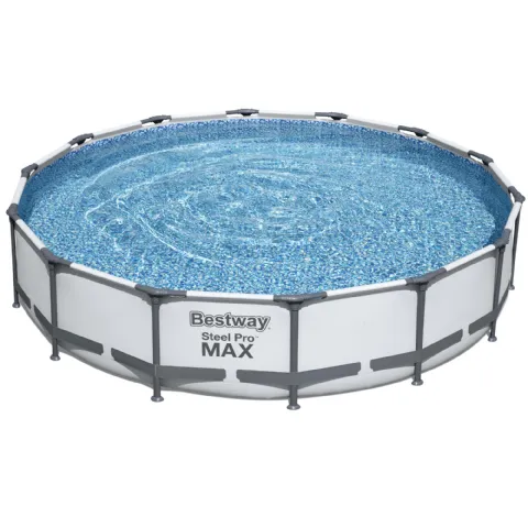 Piscine tubulaire ronde (Ø4,27x0,84 m) grise Bestway