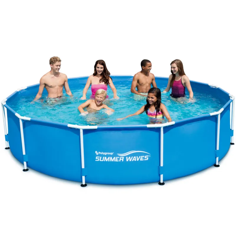 Piscine tubulaire ronde(Ø3,66 x76cm) Summer Waves avec pompe