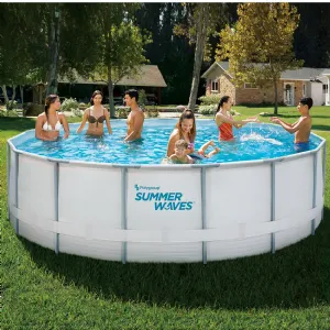 Piscine tubulaire ronde (Ø4,57 x 1,22m) Summer-Waves