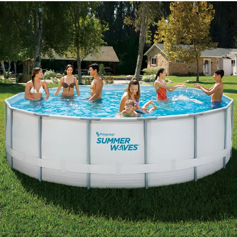 Piscine tubulaire ronde (Ø4,57 x 1,22m) Summer-Waves