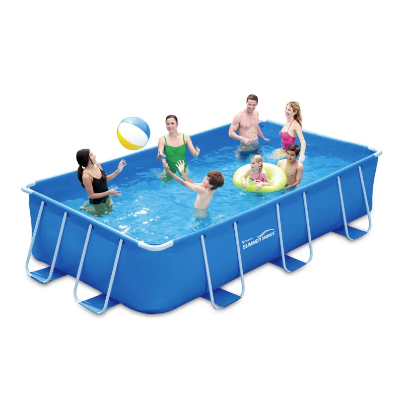 Piscine tubulaire rectangulaire (4x2x1m) Summer-Waves