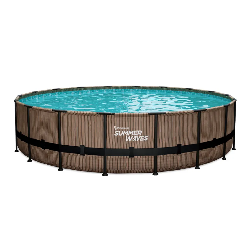 Piscine tubulaire teck (ø5.49x1.22m) SummerWaves