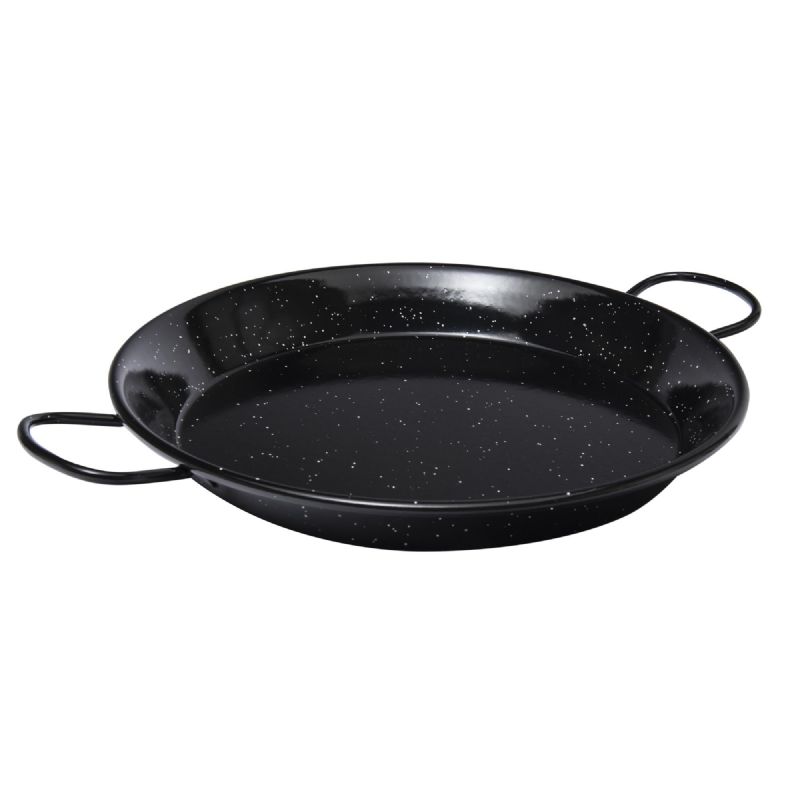 Plat à Paella Acier Inoxydable Rond 46 Cm ROSSETTO : Le Plat à Paella De 46 Cm à Prix