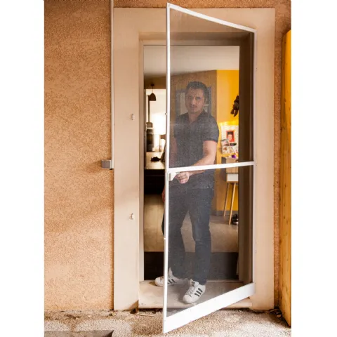 Porte moustiquaire cadre aluminium (215x100cm) Werkapro