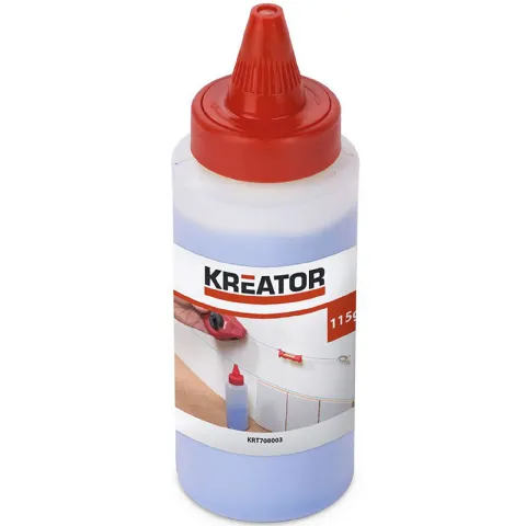 Poudre de traçage bleue pour cordeau Kreator (115g)