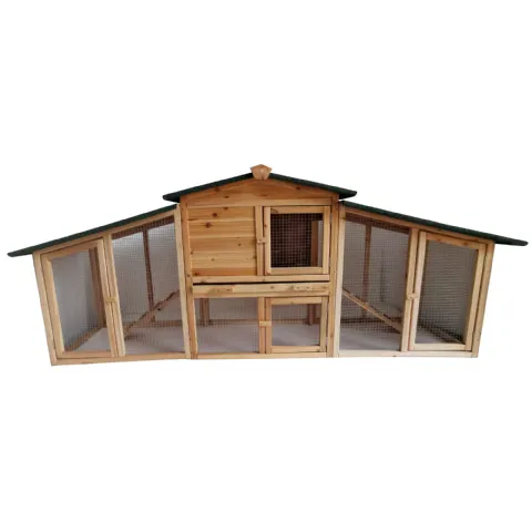 Poulailler surélevé en bois 5 à 6 poules (215x56x87cm) Werkapro
