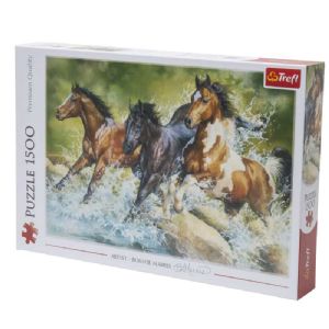 Puzzle 3 chevaux sauvages 1500pc