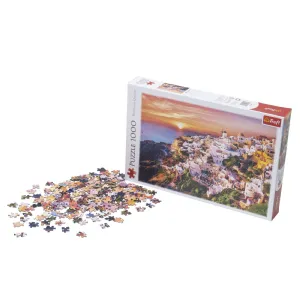 Puzzle lever de soleil santorini 1000p