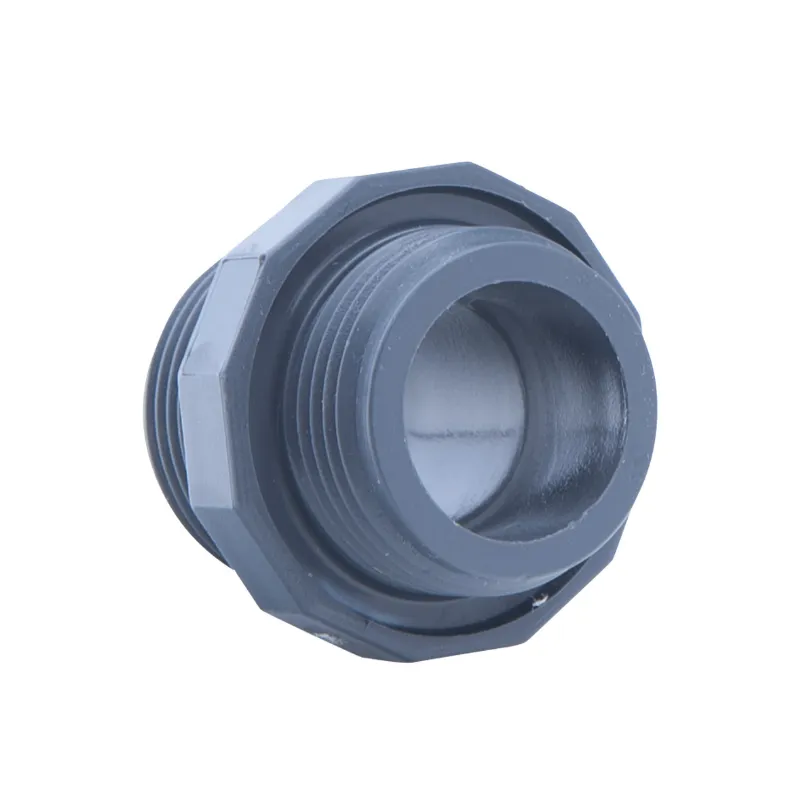 Raccord droit pvc mâle/mâle 1
