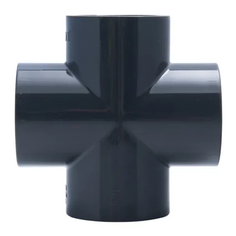 Raccord pression PVC en croix ø50 mm