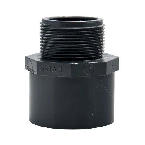 Raccord pression fileté PVC M/F 40x49 Mø63-Fø50 mm