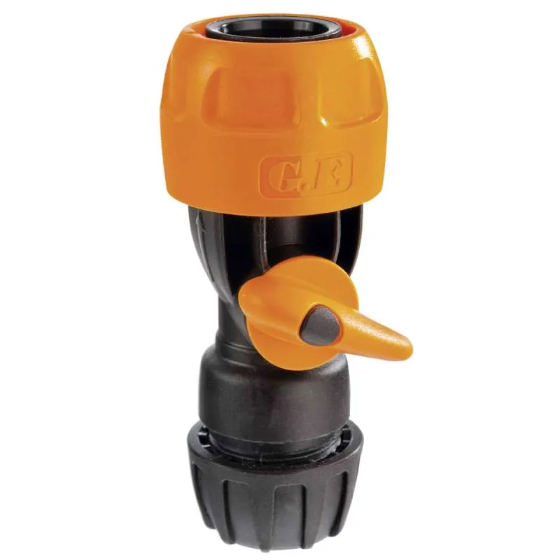 Raccord rapide avec robinet d'arret Ø 15mm