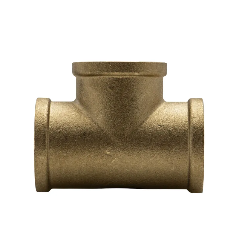 Raccord té laiton femelle - femelle 1”